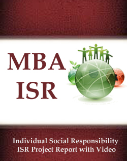 Study on Dignity Foundation (MBA Individual Social Responsibility - ISR Project Report with Video)